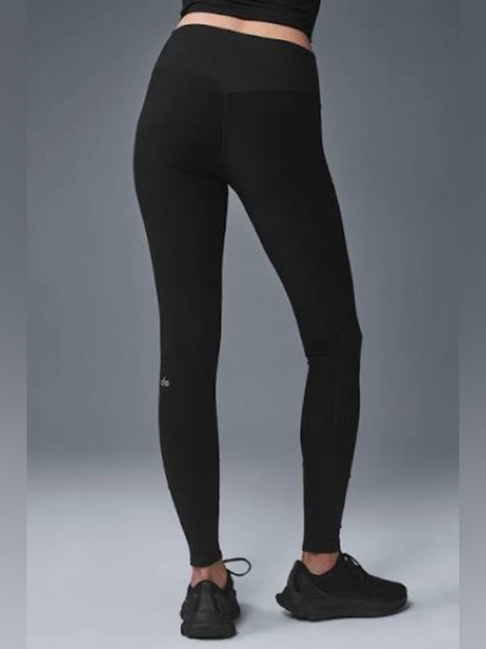 Alo Yoga Alosoft Black High-Waist Leggings